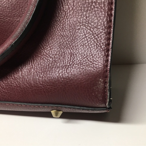 Modcloth Burgundy Large Purse Handbag Business Career - Picture 8 of 9